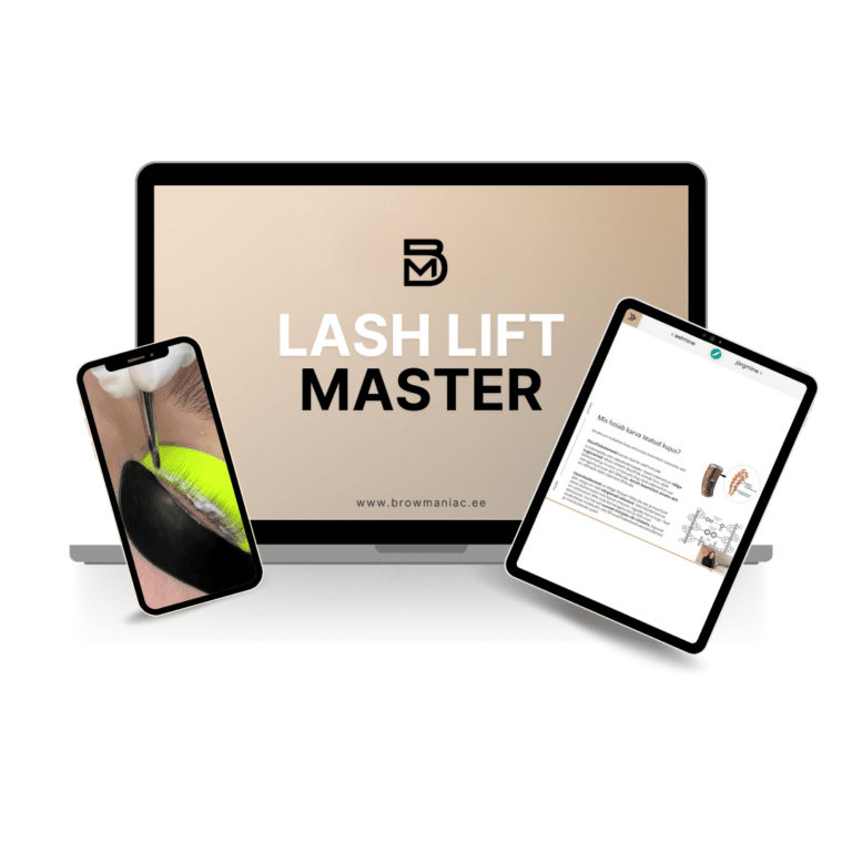 lash lift master koolitus lash lift ripsmete lamineerimine