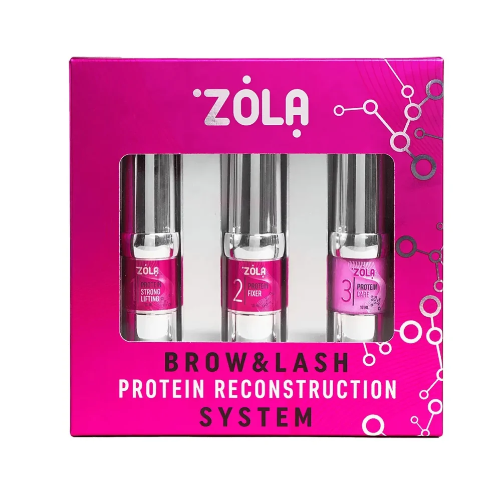 zola brow lash protein reconstruction system lash lift komplekt