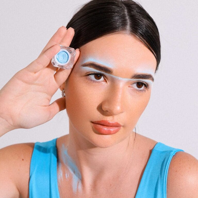 nikk mole brow paste sinine