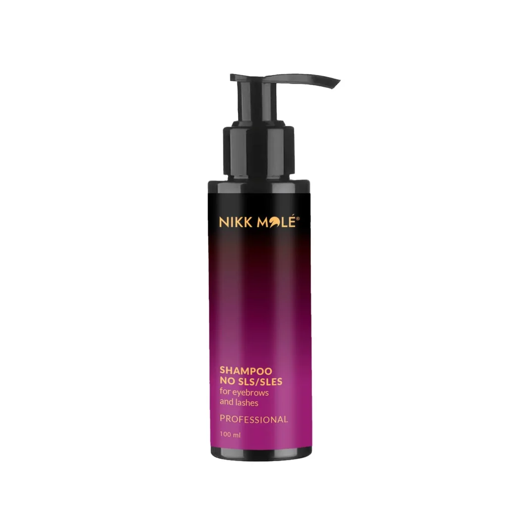 nikk mole shampoo no sls sles ripsme kulmu sampoon