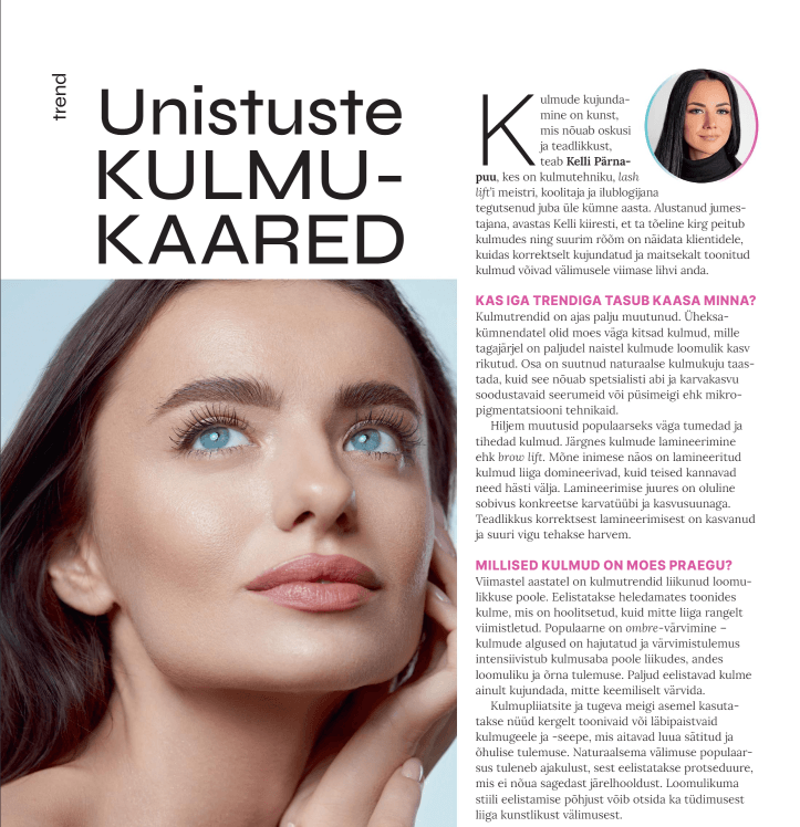 tradehouse sugis 2023 ajakiri browmaniac kulmuhooldus