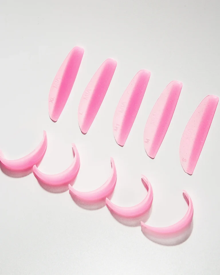 mia flex hard silikoonpadjad lash liftiks ripsmete lamineerimine roosad