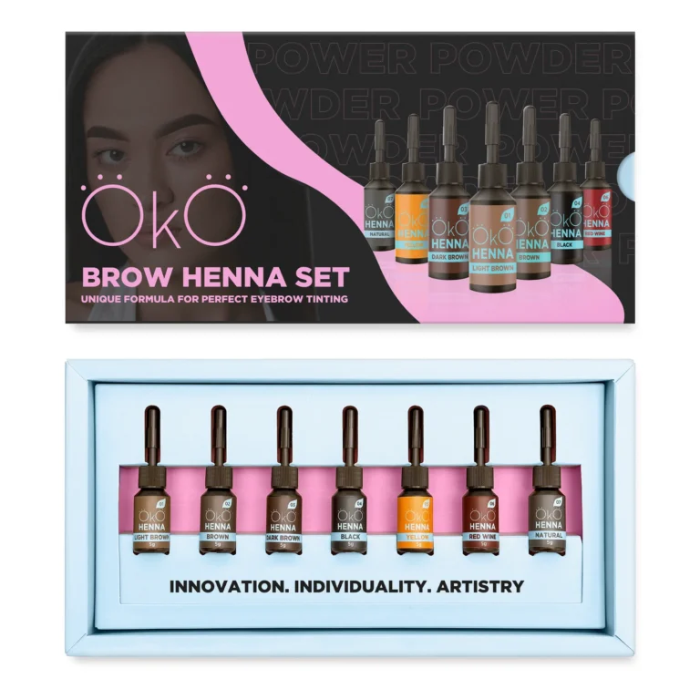 oko henna power powder set henna komplekt kulmu kulmude