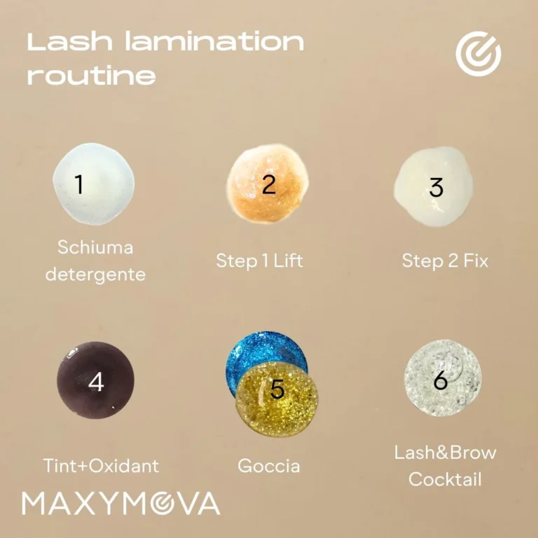 maxymova lash lift brow lift step 1 2 3 kulmude ripsmete lamineerimine etapid