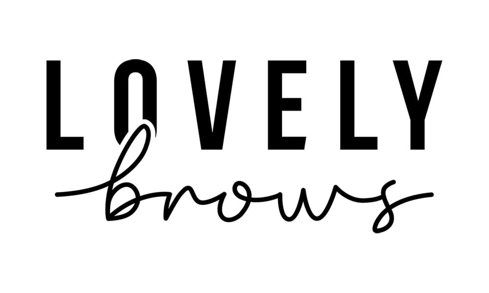 lovely brows nikk mole meeteora beauty logo