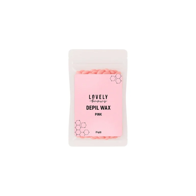 lovely brows depil wax pink