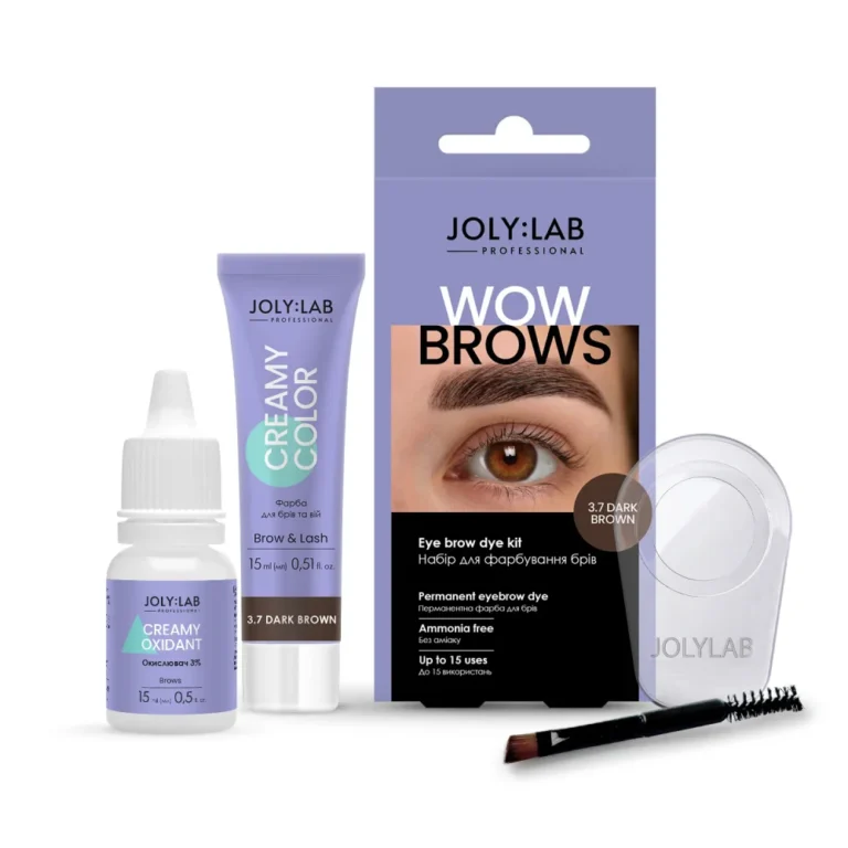 jolylab wow brows keemilise värvi komplekt