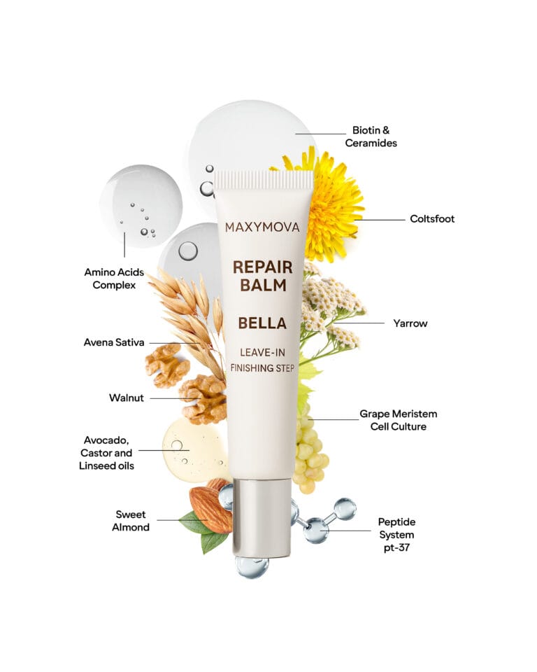 maxymova REPAIR BALM BELLA hooldav mask seerum ripsmetele kulmudele