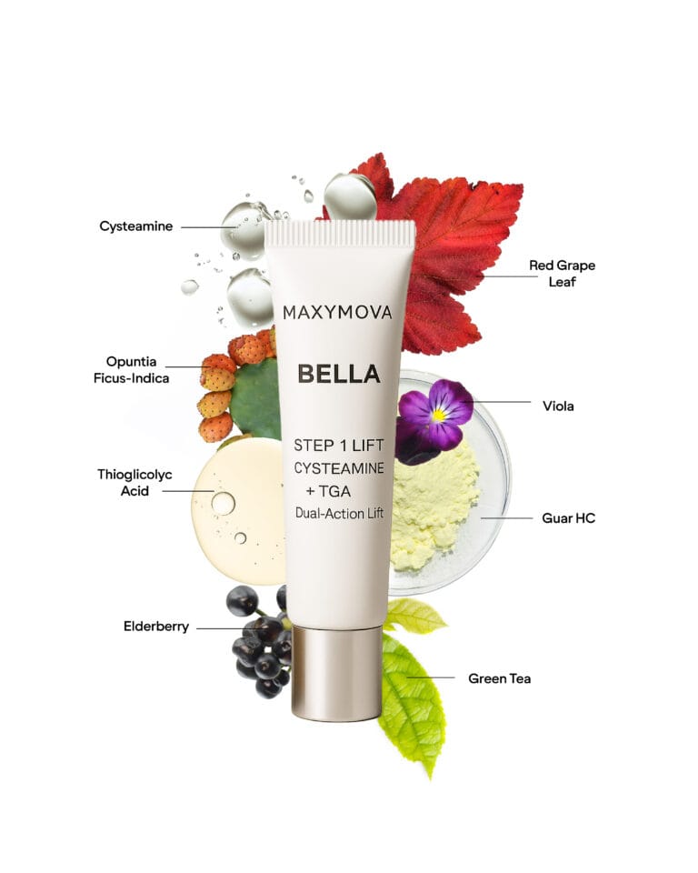 maxymova lash lift brow lift bella Step1 Cysteamine+TGA B