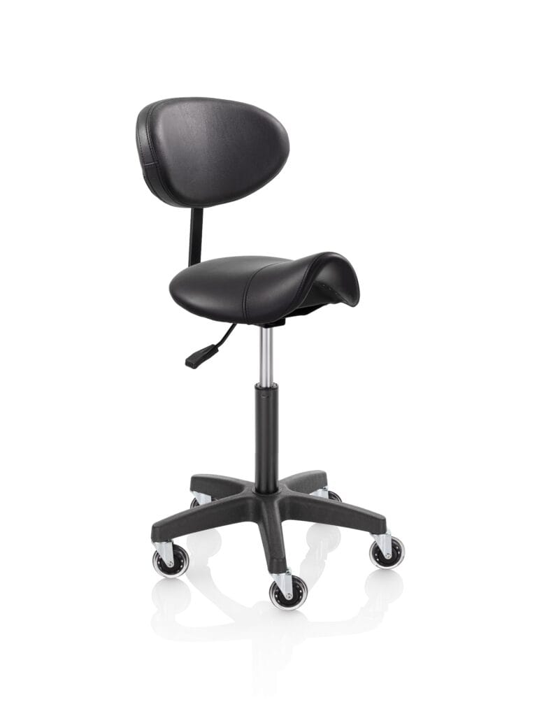 Ideal pro saddle with back töötool seljatoega kosmeetiku