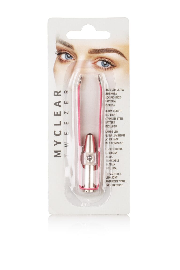 my clear tweezer pink pintsetid valgustusega 1